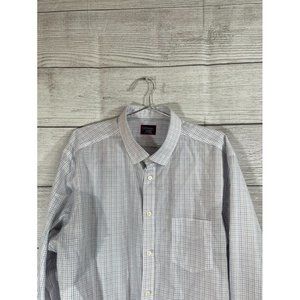 Untuckit Men's XXL Purple/Blue Long Sleeve Button Up Shirt
